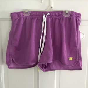Champion purple shorts
